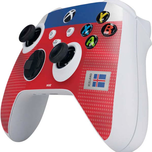 Iceland Soccer Flag Xbox Series S Controller Skin