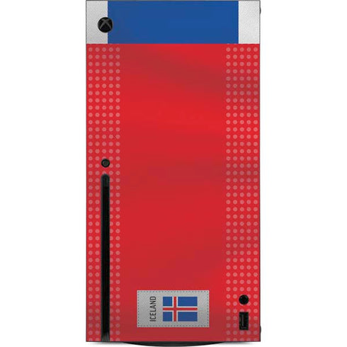 Iceland Soccer Flag Xbox Series X Console Skin