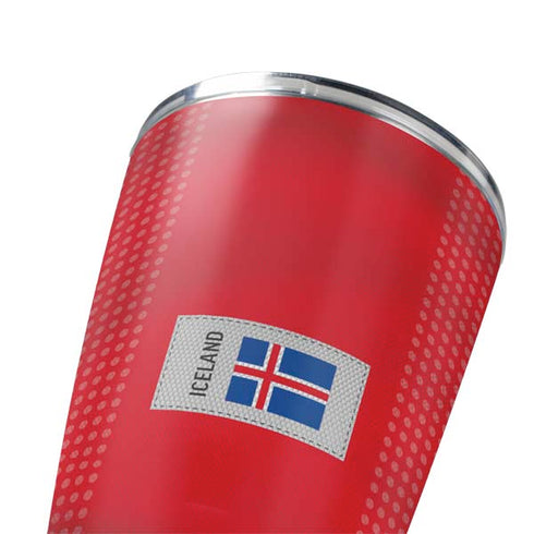 Iceland Soccer Flag Yeti 20oz Tumbler Skin