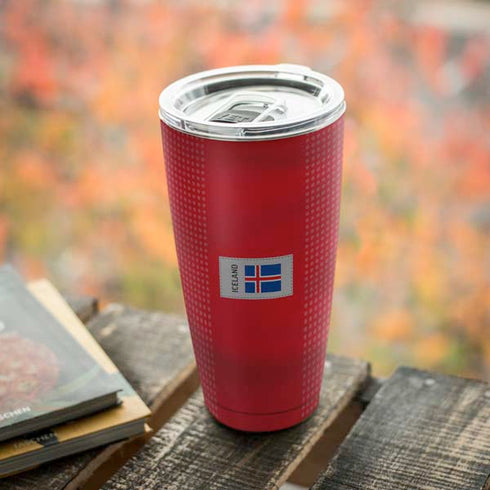 Iceland Soccer Flag Yeti 20oz Tumbler Skin