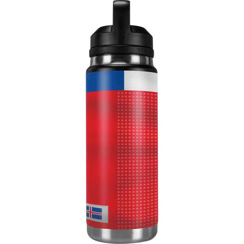Iceland Soccer Flag YETI Rambler 26oz Bottle Skin