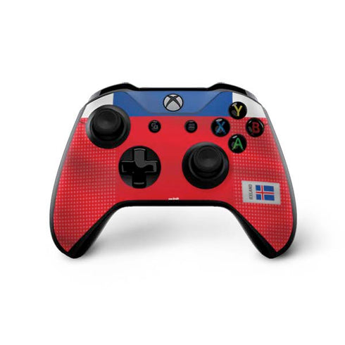 Iceland Soccer Flag Xbox One X Controller Skin