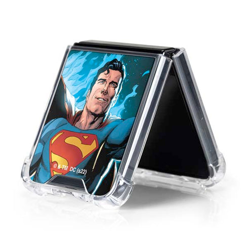 DC Comics Superman Action Comics Cover #976 Art by Gary Frank Galaxy Z Flip5 5G Clear Case