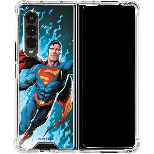 DC Comics Superman Action Comics Cover #976 Art by Gary Frank Galaxy Z Fold4 5G Clear Case