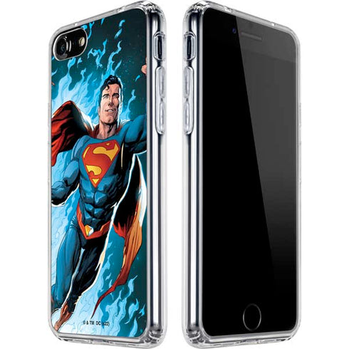 DC Comics Superman Action Comics Cover #976 Art by Gary Frank iPhone SE (2nd & 3rd Gen) Clear Case