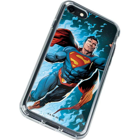 DC Comics Superman Action Comics Cover #976 Art by Gary Frank iPhone SE (2nd & 3rd Gen) Clear Case
