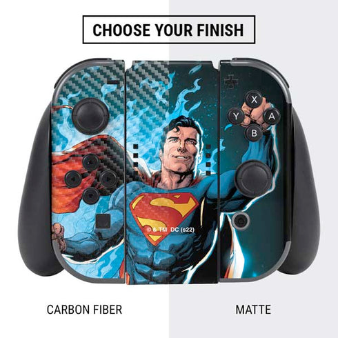 DC Comics Superman Action Comics Cover #976 Art by Gary Frank Nintendo Switch Bundle Skin