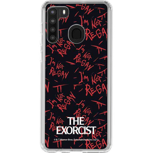 Warner Bros The Exorcist Im Not Regan Galaxy A21 Clear Case