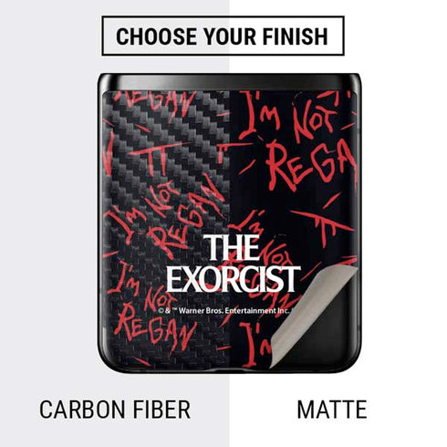 Warner Bros The Exorcist Im Not Regan Galaxy Z Flip Skin