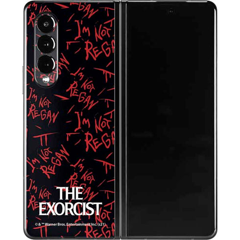 Warner Bros The Exorcist Im Not Regan Galaxy Z Fold3 5G Skin