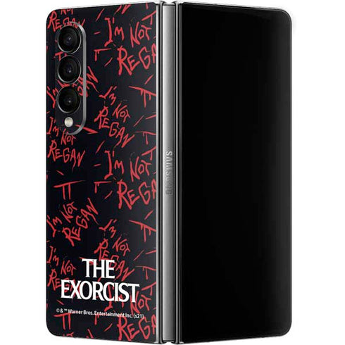 Warner Bros The Exorcist Im Not Regan Galaxy Z Fold4 5G Skin