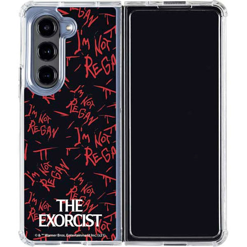 Warner Bros The Exorcist Im Not Regan Galaxy Z Fold5 5G Clear Case