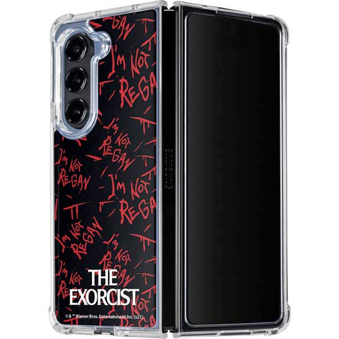 Warner Bros The Exorcist Im Not Regan Galaxy Z Fold5 5G Clear Case