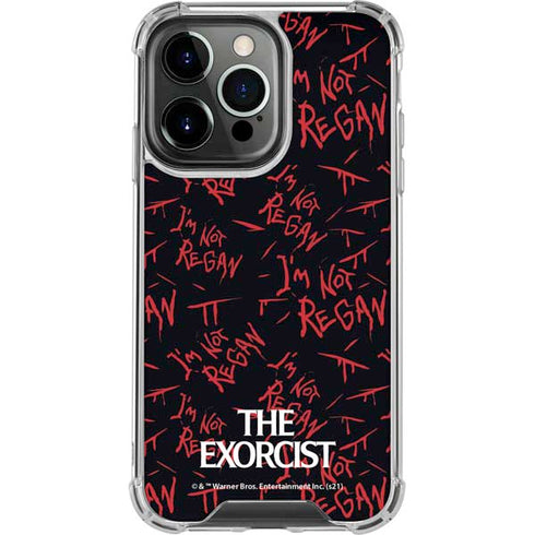 Warner Bros The Exorcist Im Not Regan iPhone 15 Pro Clear Case