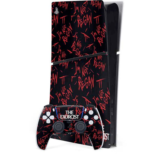 Warner Bros The Exorcist Im Not Regan PS5 Slim Digital Edition Bundle Skin