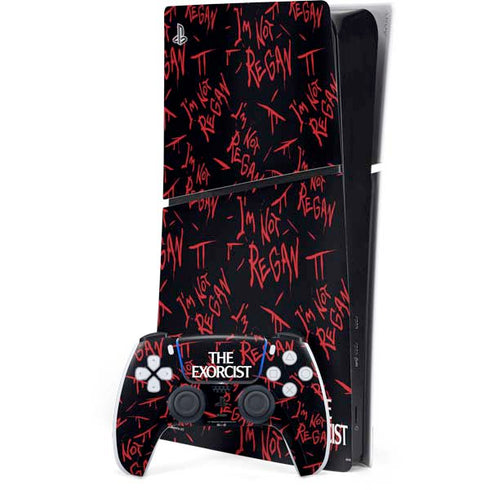 Warner Bros The Exorcist Im Not Regan PS5 Slim Digital Edition Console Skin