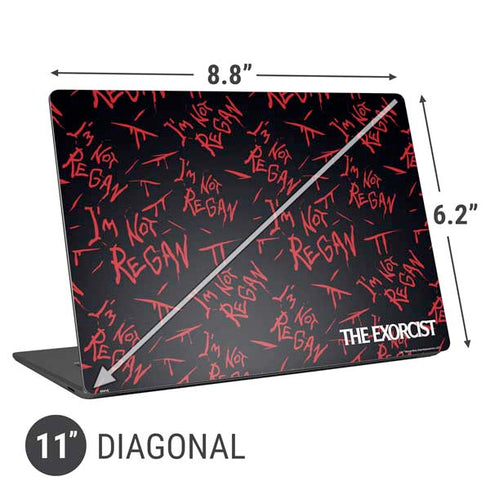 Warner Bros The Exorcist Im Not Regan Universal Laptop 11in (8.8 x 6.2in) Skin