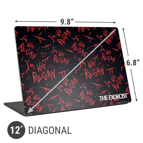 Warner Bros The Exorcist Im Not Regan Universal Laptop 12in (9.8 x 6.8in) Skin