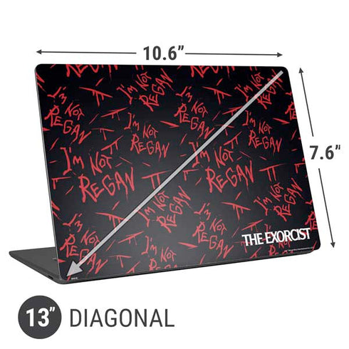 Warner Bros The Exorcist Im Not Regan Universal Laptop 13in (10.6 x 7.6in) Skin