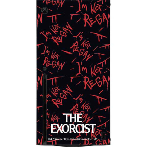 Warner Bros The Exorcist Im Not Regan Xbox Series X Console Skin