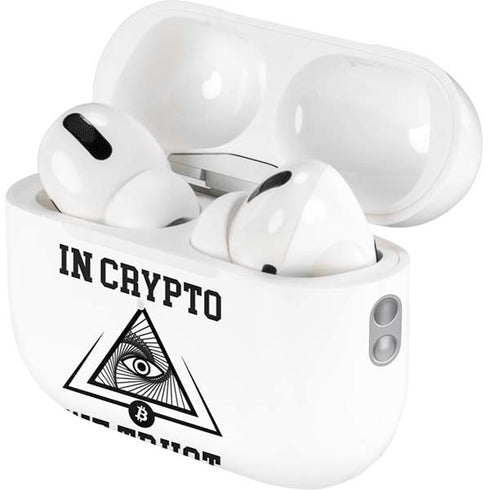 In Crypto We Trust AirPods Pro 2nd Gen Skin