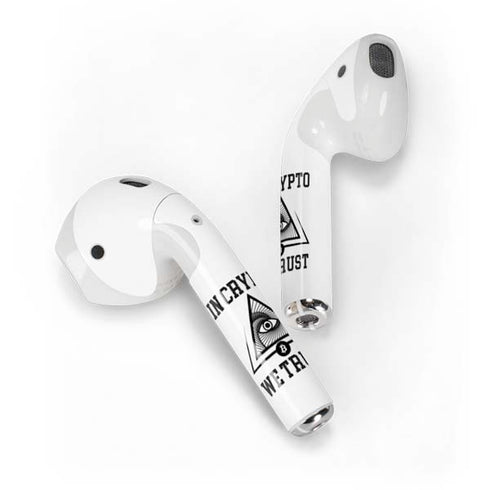 In Crypto We Trust Apple AirPods 2 Skin