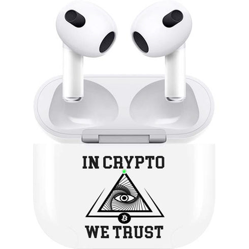 In Crypto We Trust Apple AirPods (3rd Gen 2021) Skin