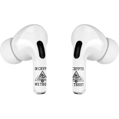 In Crypto We Trust Apple AirPods Pro Skin
