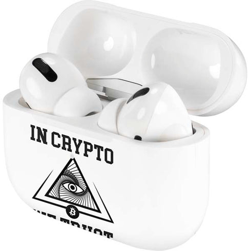 In Crypto We Trust Apple AirPods Pro Skin
