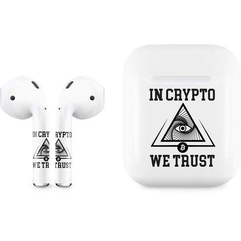 In Crypto We Trust Apple AirPods Skin