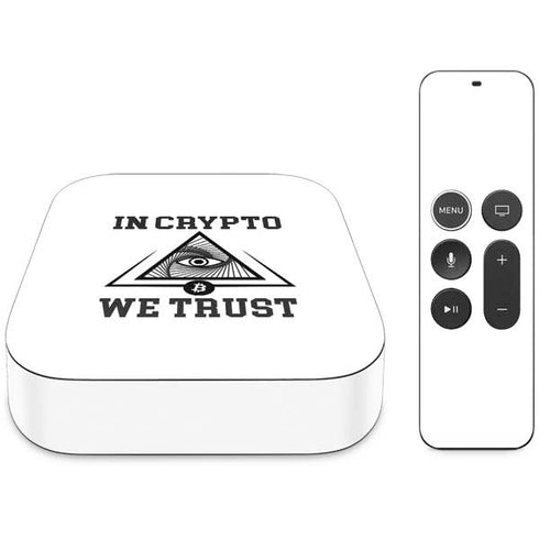 In Crypto We Trust Apple TV Skin