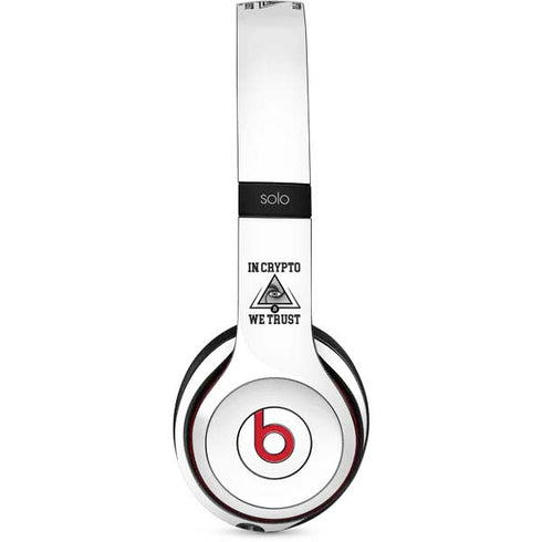 In Crypto We Trust Beats Solo 2 Wireless Skin