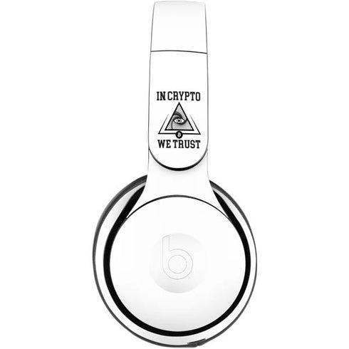In Crypto We Trust Beats Solo Pro Skin