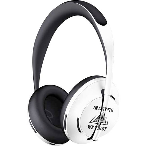 In Crypto We Trust Bose Noise Cancelling Headphones 700 Skin