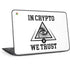 In Crypto We Trust HP Chromebook Skin
