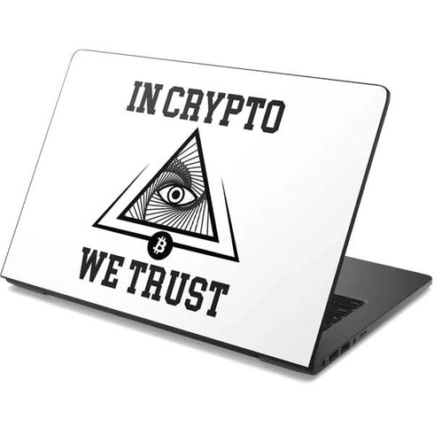 In Crypto We Trust Dell Chromebook Skin