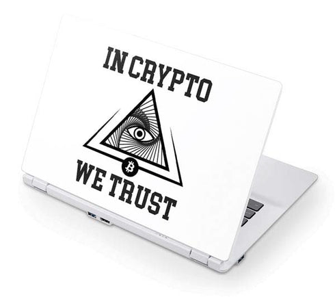 In Crypto We Trust Acer Chromebook Skin