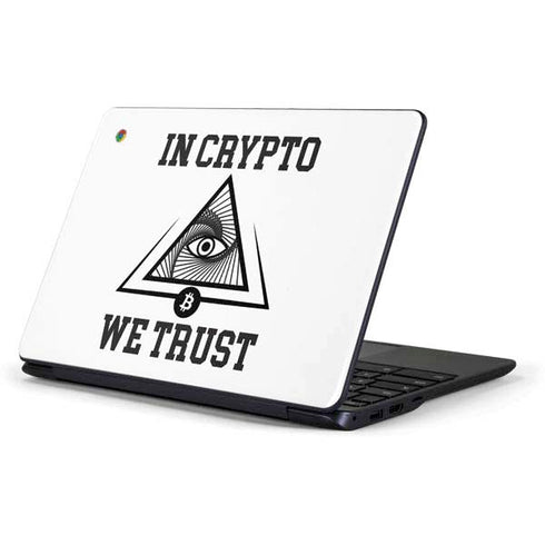 In Crypto We Trust Samsung Chromebook Skin