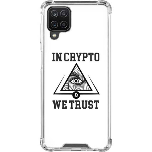 In Crypto We Trust Galaxy A12 Clear Case