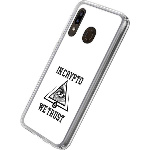 In Crypto We Trust Galaxy A20 Clear Case