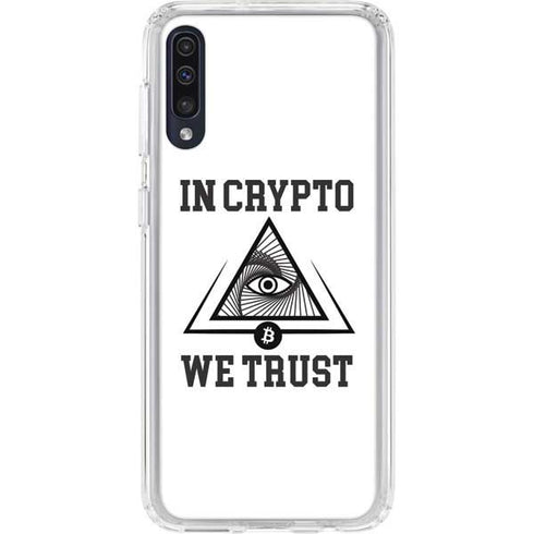 In Crypto We Trust Galaxy A50 Clear Case