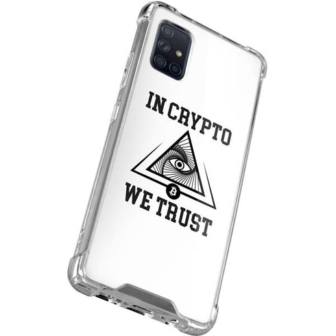 In Crypto We Trust Galaxy A71 5G Clear Case