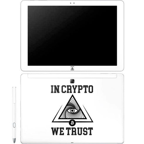 In Crypto We Trust Galaxy Book 12in Skin
