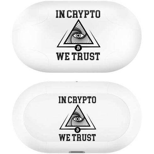 In Crypto We Trust Galaxy Buds Plus Skin