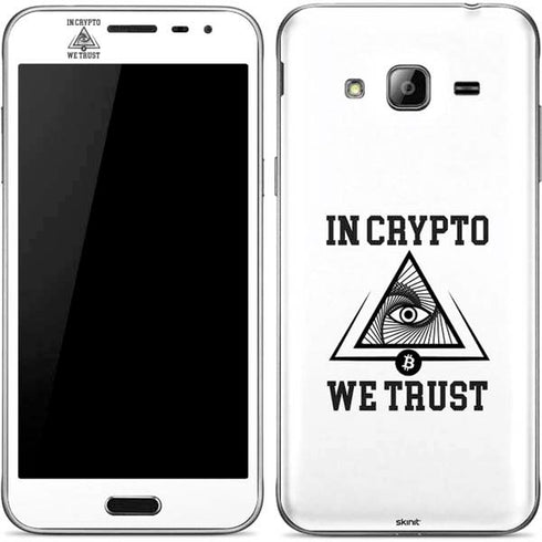 In Crypto We Trust Galaxy J3 Skin