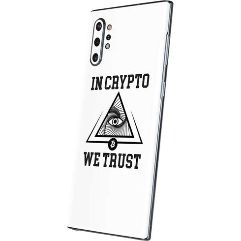 In Crypto We Trust Galaxy Note 10 Plus Skin