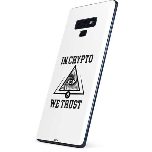 In Crypto We Trust Galaxy Note 9 Skin
