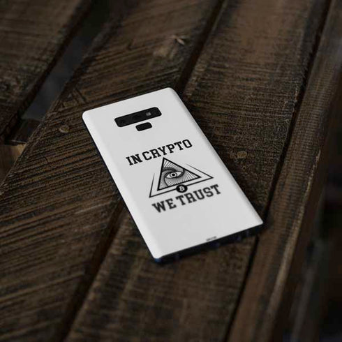 In Crypto We Trust Galaxy Note 9 Skin