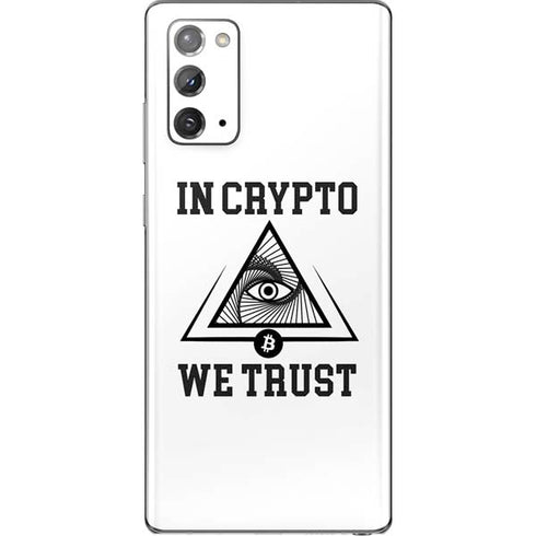 In Crypto We Trust Galaxy Note20 5G Skin