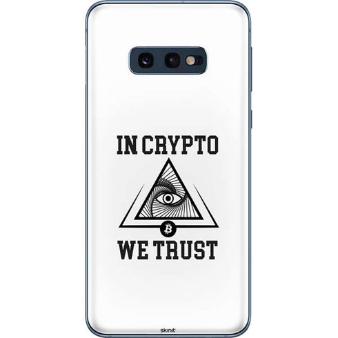 In Crypto We Trust Galaxy S10e Skin